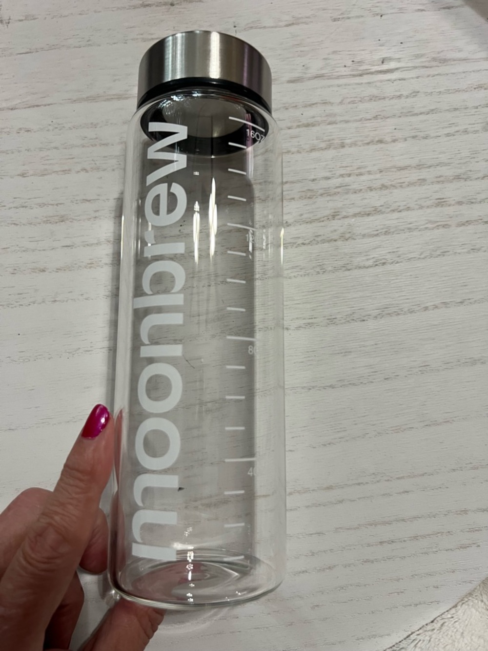Moonbrew Deluxe Glass Shaker Bottle